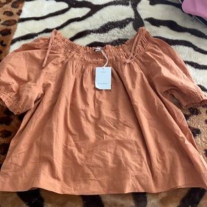 Beautiful over the shoulder blouse